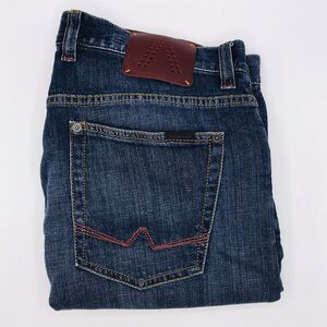 Alberto Mens Jeans Blue Modern Fit Size 36x27 Denim Classic Casual Comfort